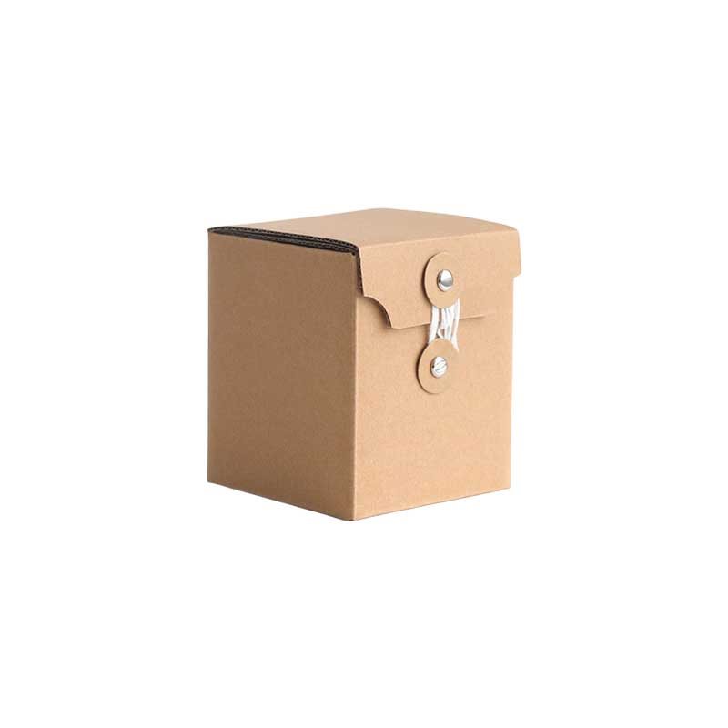 Picture of Tiny Candle Boxes - Brown Cardboard Packaging 60×60×80 
