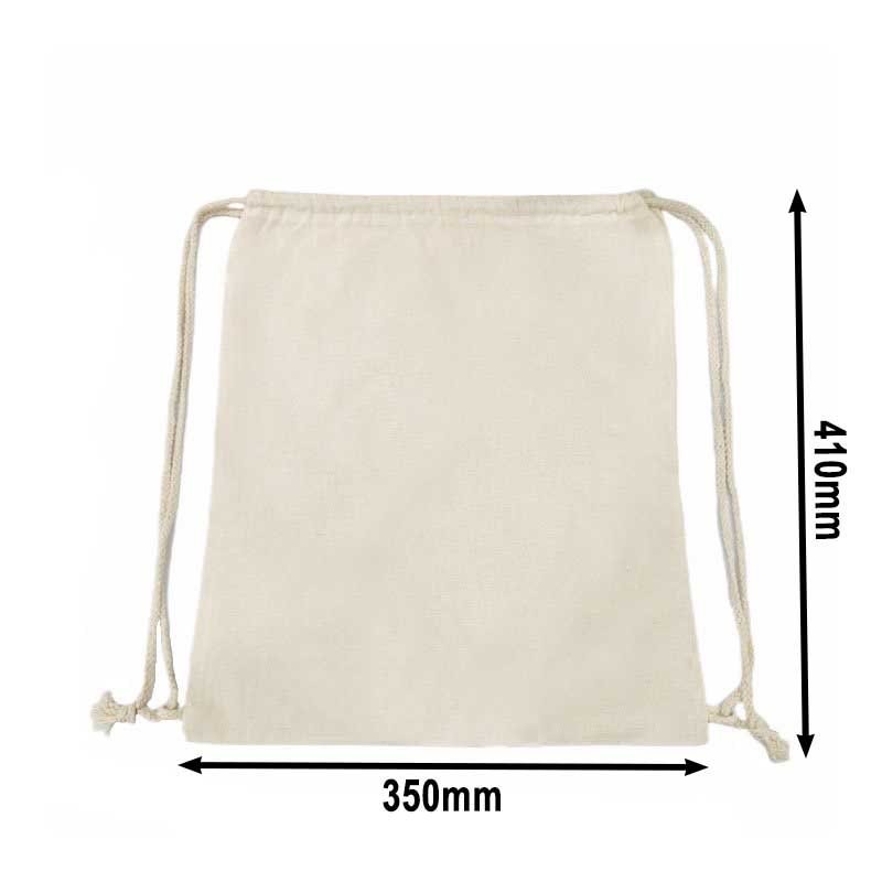 50pcs BackPack Calico Drawstring Bags 350x410mm