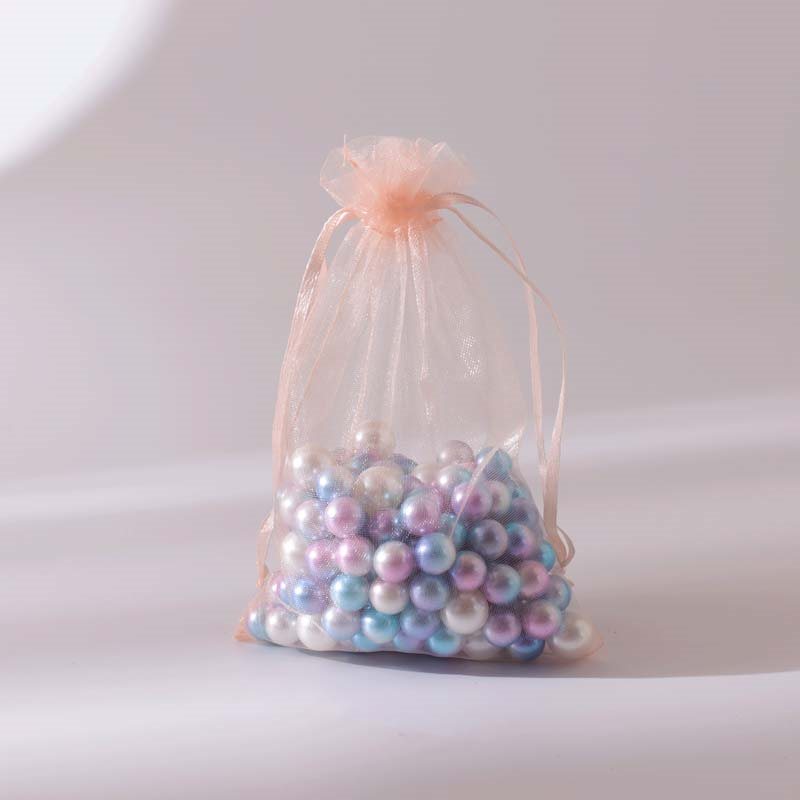 Picture of Light Orange Organza Bags 