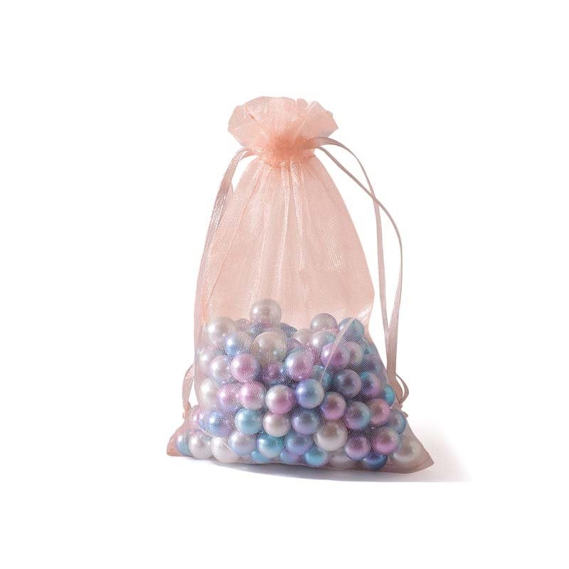 Picture of Light Orange Organza Bags 