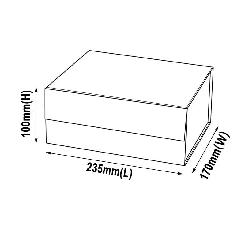 BOXRIBB23x17-Black, 