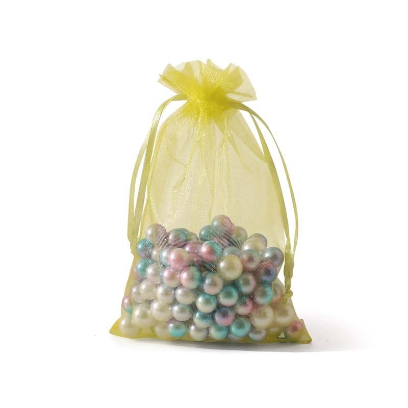 Picture of Yellow Organza Bags