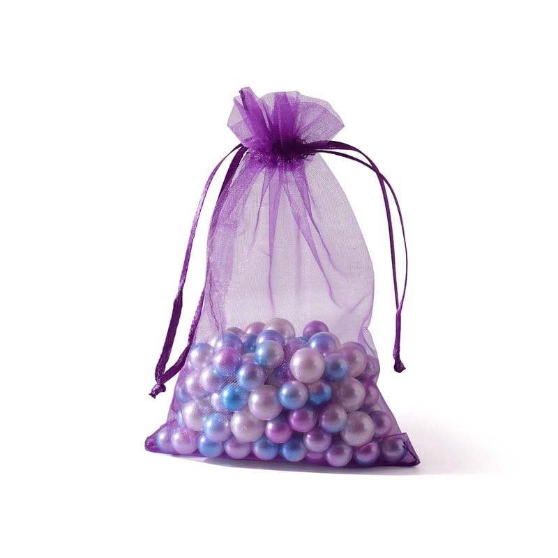 Picture of Dark Purple Organza Bags
