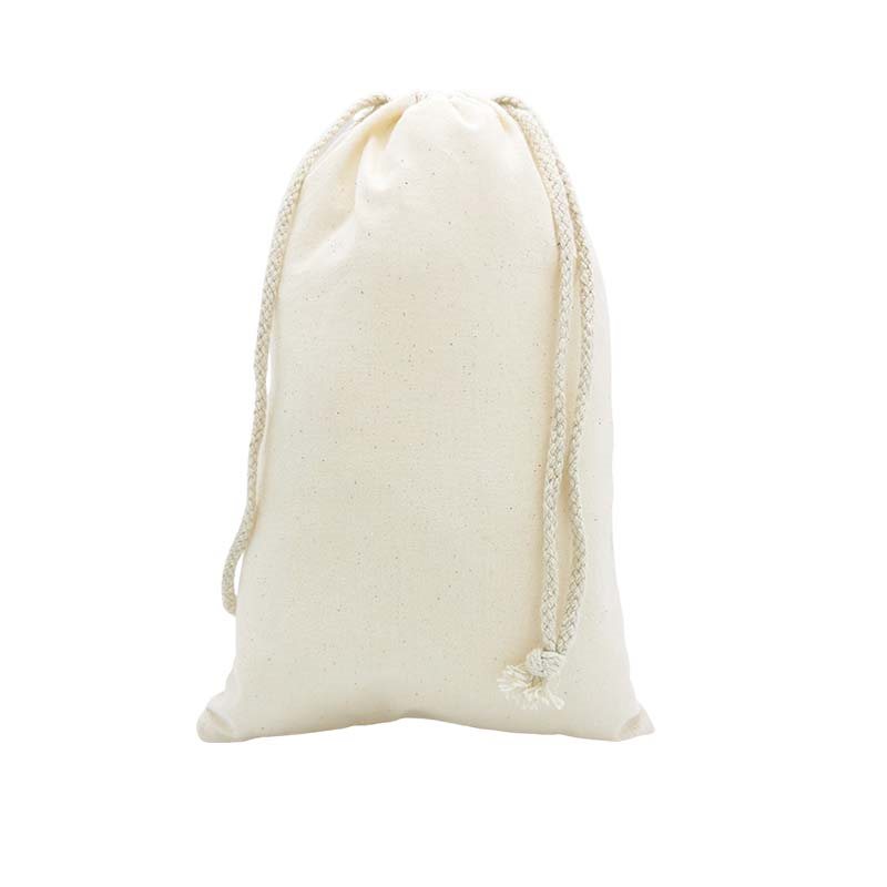 50pcs Medium Calico Drawstring Bags 200x300mm