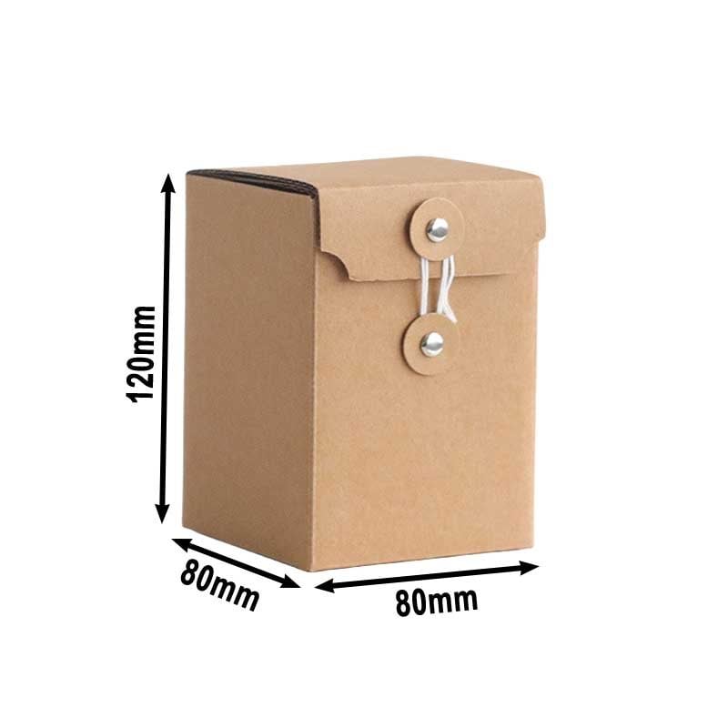 Candle Boxes with Buckle Rope 80x80x120mm - 50pcs sku image