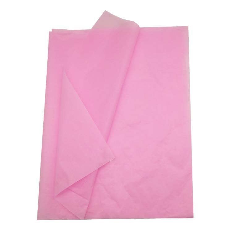480 Sheets Pink Tissue Paper Bulk 750x500mm