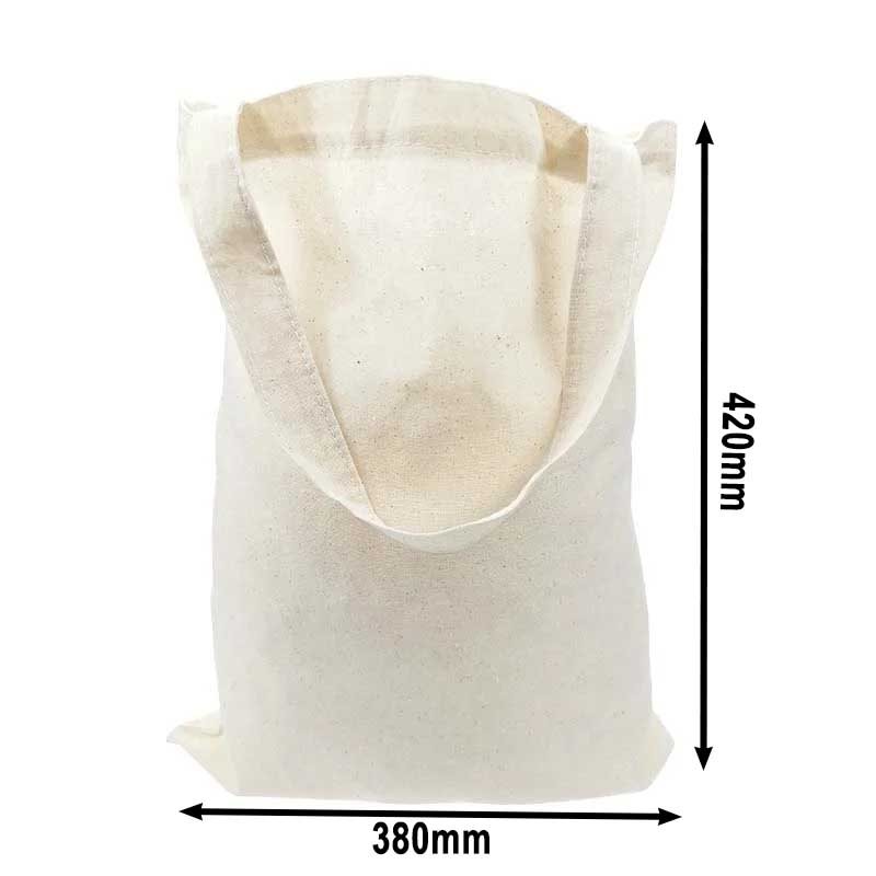 50pcs Calico Bags with Two Short Handles 380x420mm