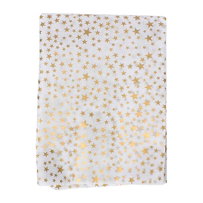 50 Sheets Christmas Star Pattern Tissue Paper 700x500mm