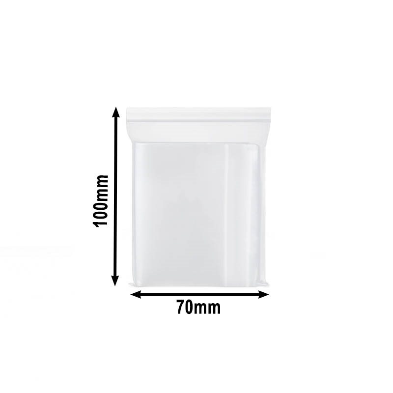 Press and Seal Ziplock Bags 70x100mm - 1000pcs sku image