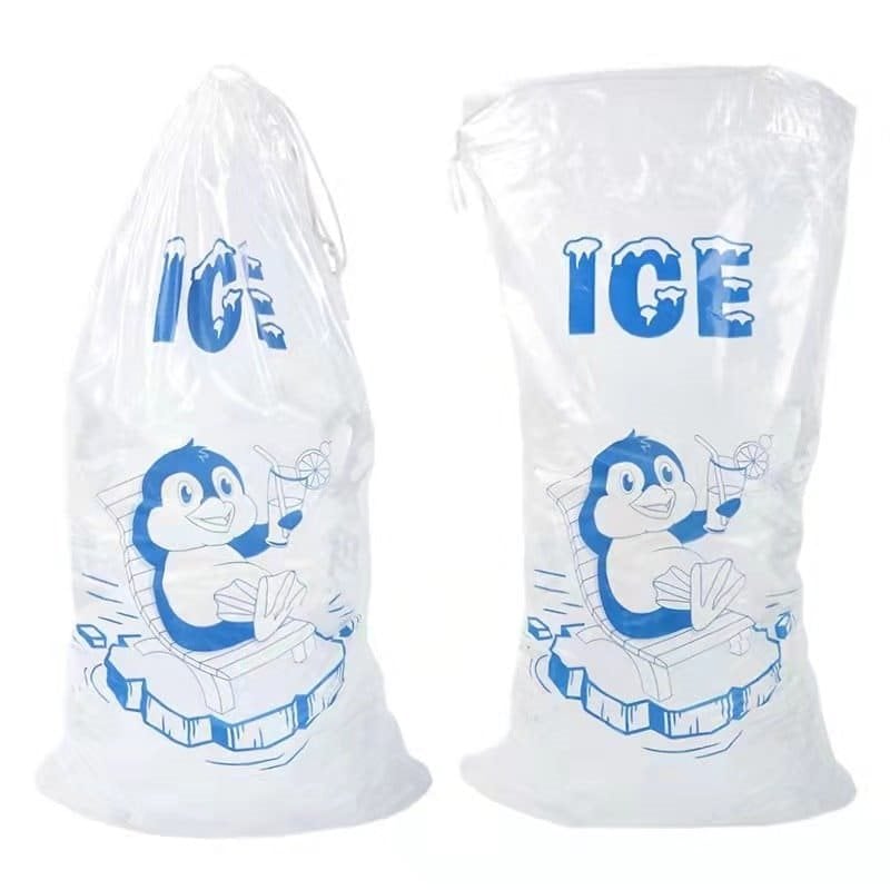 4.5kg Drawstring Ice Bags - 100pcs sku image