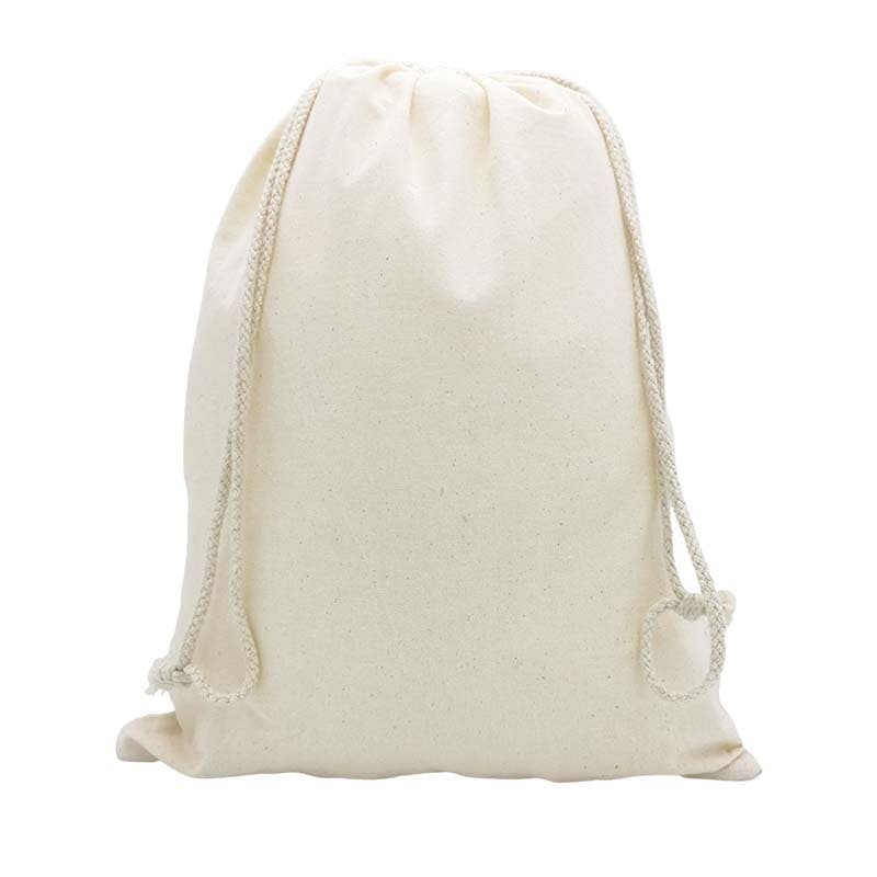 50pcs Small Calico Drawstring Bags 150×210mm