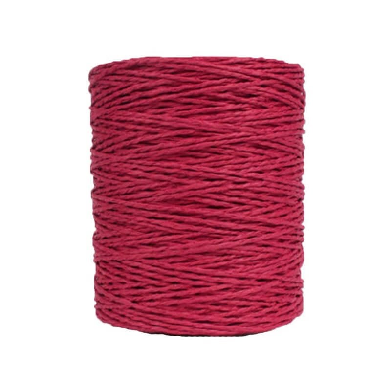 Red Raffia Paper Twine 2mmx300M sku image