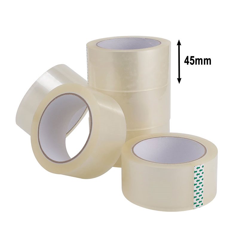 36 Rolls Clear Packing Tape for Shipping 45mmx100M