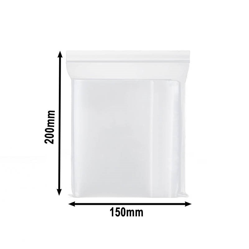Press and Seal Ziplock Bags 150x200mm - 1000pcs sku image