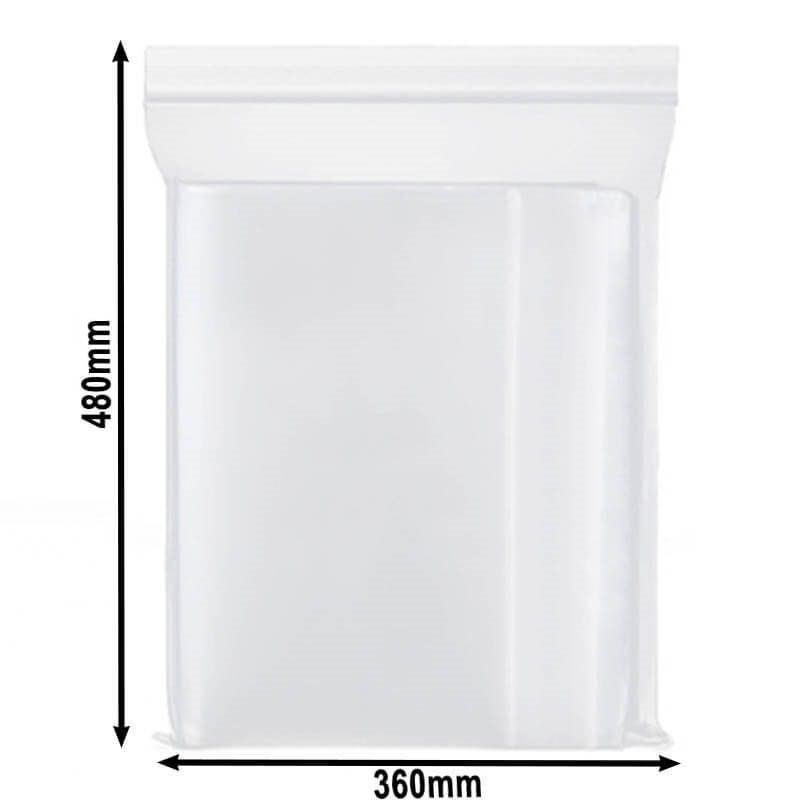 Press and Seal Ziplock Bags 360x480mm - 500pcs sku image
