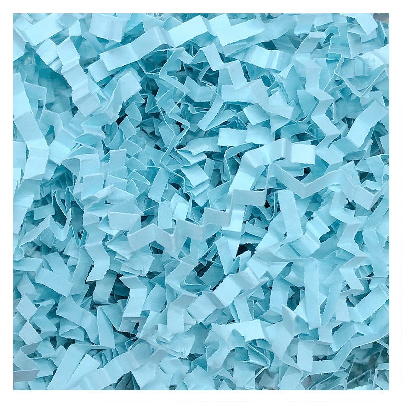 1kg Crinkle Cut Shredded Paper Light Blue sku image