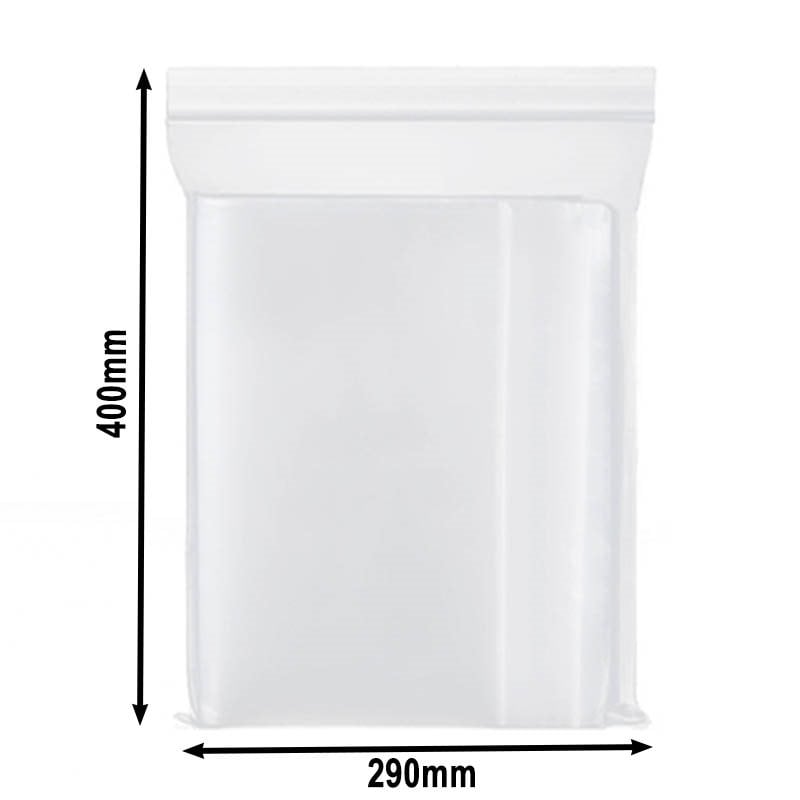 Press and Seal Ziplock Bags 290x400mm - 500pcs sku image