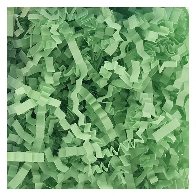 1kg Crinkle Cut Shredded Paper Light Green sku image