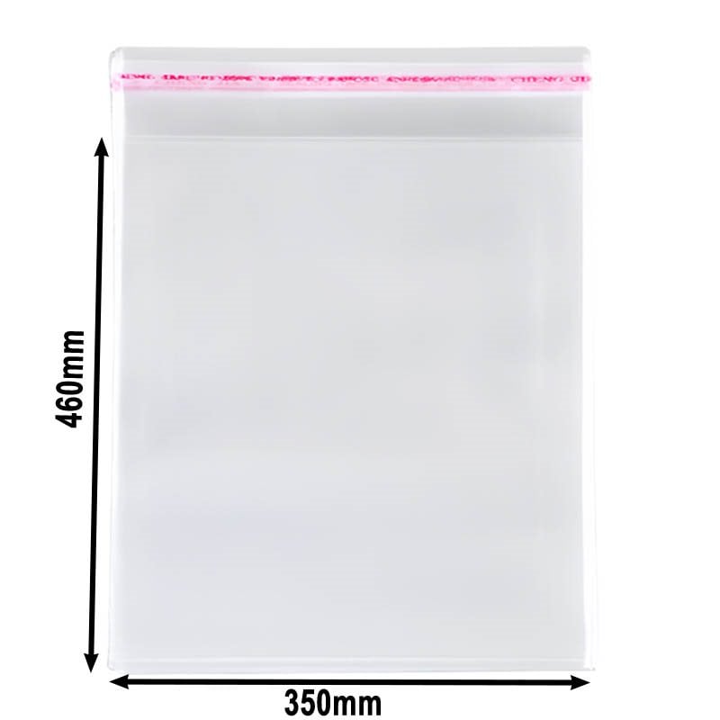 Peel and Seal Cellophane Bags 350x460mm - 1000pcs sku image