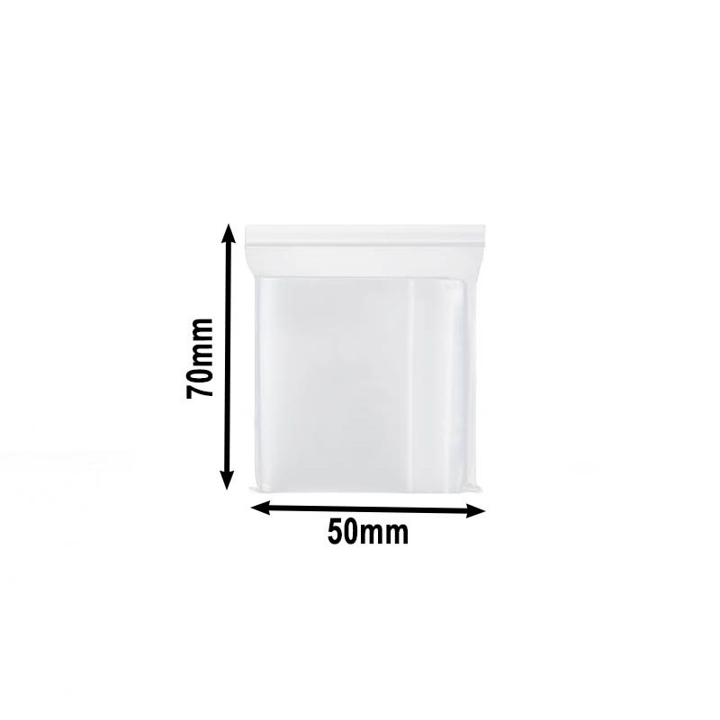 1000pcs Press and Seal Plastic Bags for Jewelry 50x70mm