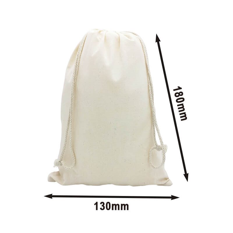 Mini Calico Drawstring Bags 130x180mm - 50pcs sku image