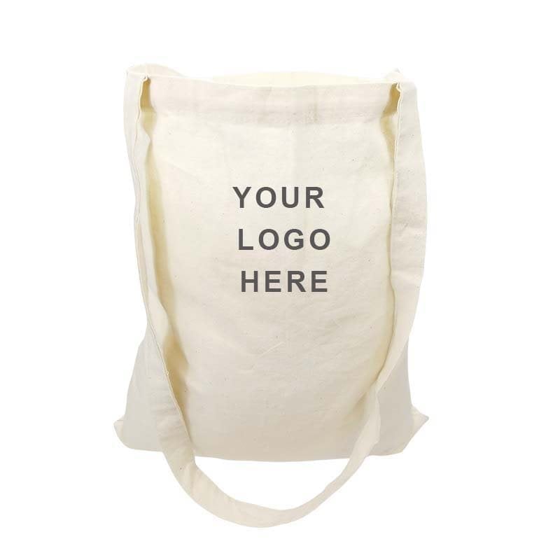 Custom Printed Calico Bags with Two Long Handles 380x420mm - MOQ 100