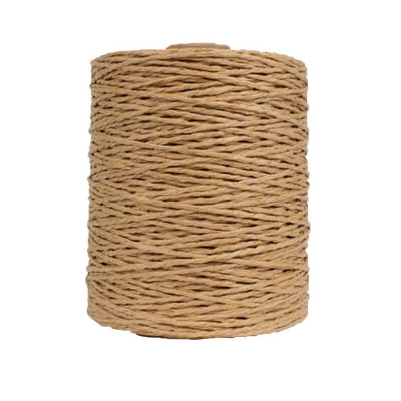 Brown Raffia Paper Twine 2mmx300M sku image
