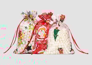Christmas Organza Bags Organza Drawstring Bags Various Sizes & Colours | Karle Packaging