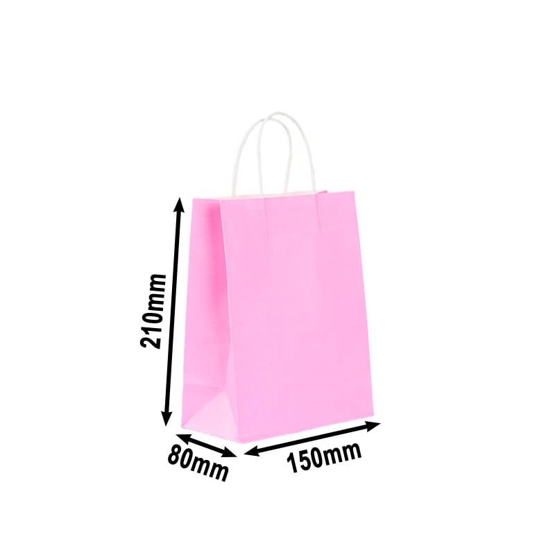 Mini Light Purple Carry Bags 150x210mm - 50pcs sku image