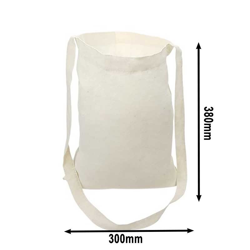 50pcs Calico Bags with Shoulder Strap 300x380mm
