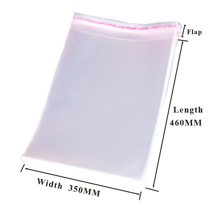 Polypropylene Plastic Peel & Seal Bags 280mm x 360mm