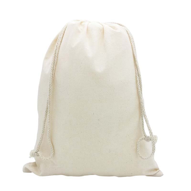 50pcs Large Calico Drawstring Bags 400×500mm