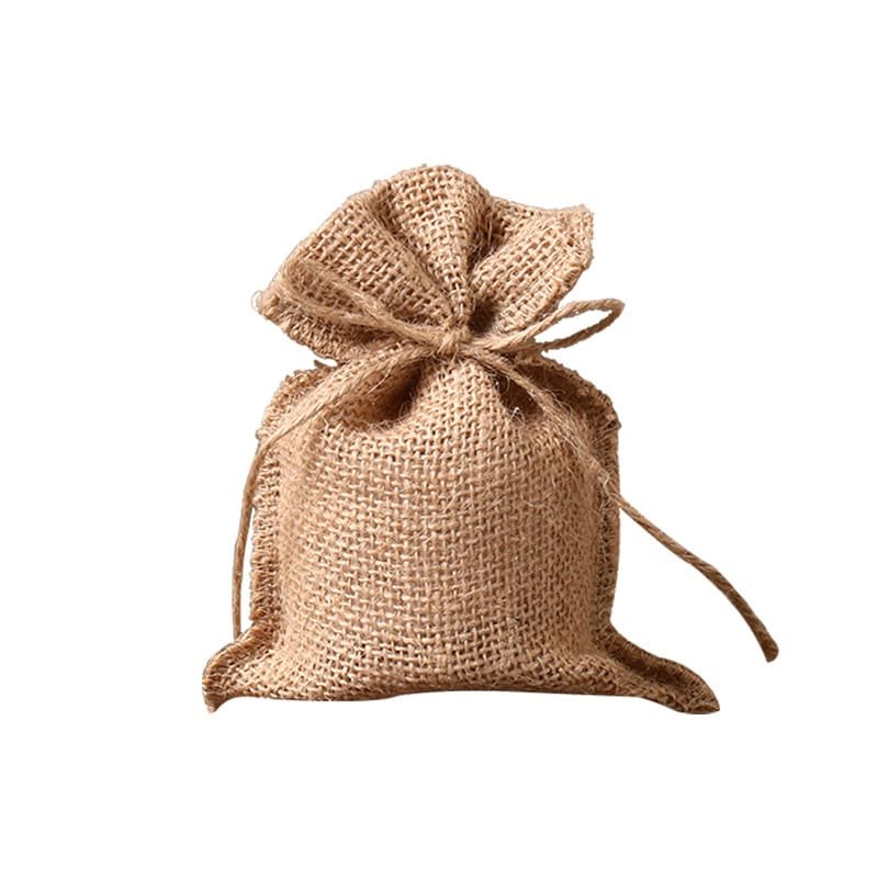 Hessian drawstring bags best sale